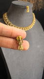 Nagshi Coin Lakshmi Necklace Set- TEMPLE