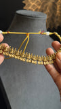 Nagshi Coin Lakshmi Necklace Set- TEMPLE