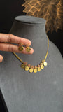 Goddess Lakshmi coin microgold Traditional South Indian Necklace set - TRADITIONAL