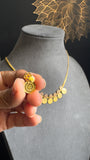 Goddess Lakshmi coin microgold Traditional South Indian Necklace set - TRADITIONAL