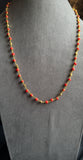 Pavazha mala 23.5ct MicroGold Impon  Coral Necklace - TRADITIONAL