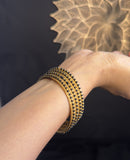 Set of 4 Black bead south indian Bangles traditional bangle - BUDGET