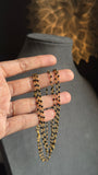 Short 3 Layer Black Bead Chain | South Indian Chain | Gold Plated Wedding Jewelry | Daily Wear Necklace | Hindu Marriage Jewellery