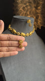 Elephant Motif Necklace Set, Antique Gold - FUSION
