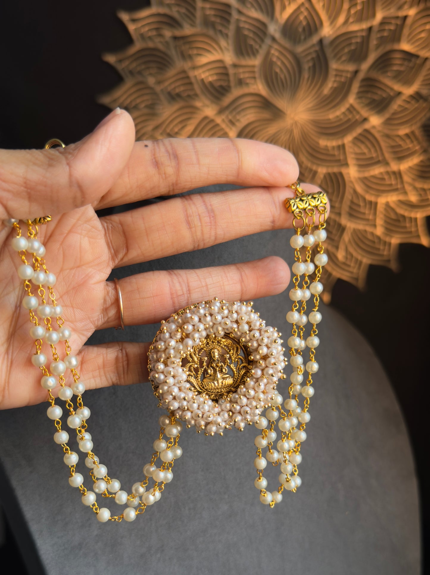 Goddess Lakshmi Choti Hair accessories Jadabillai  - ADDONS