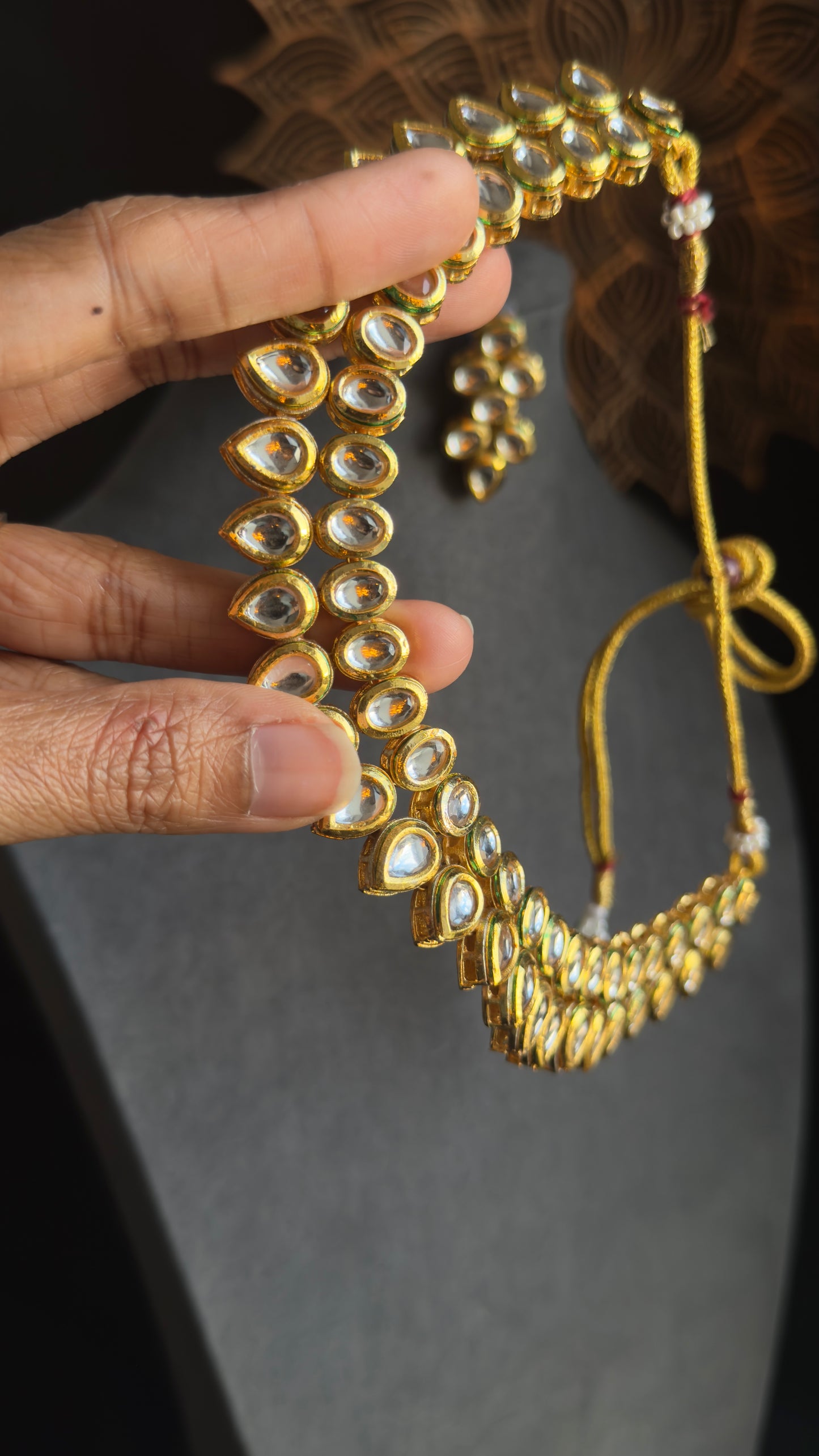 Kundan Choker Tikka Set with Meenakari - BOLLYWOOD