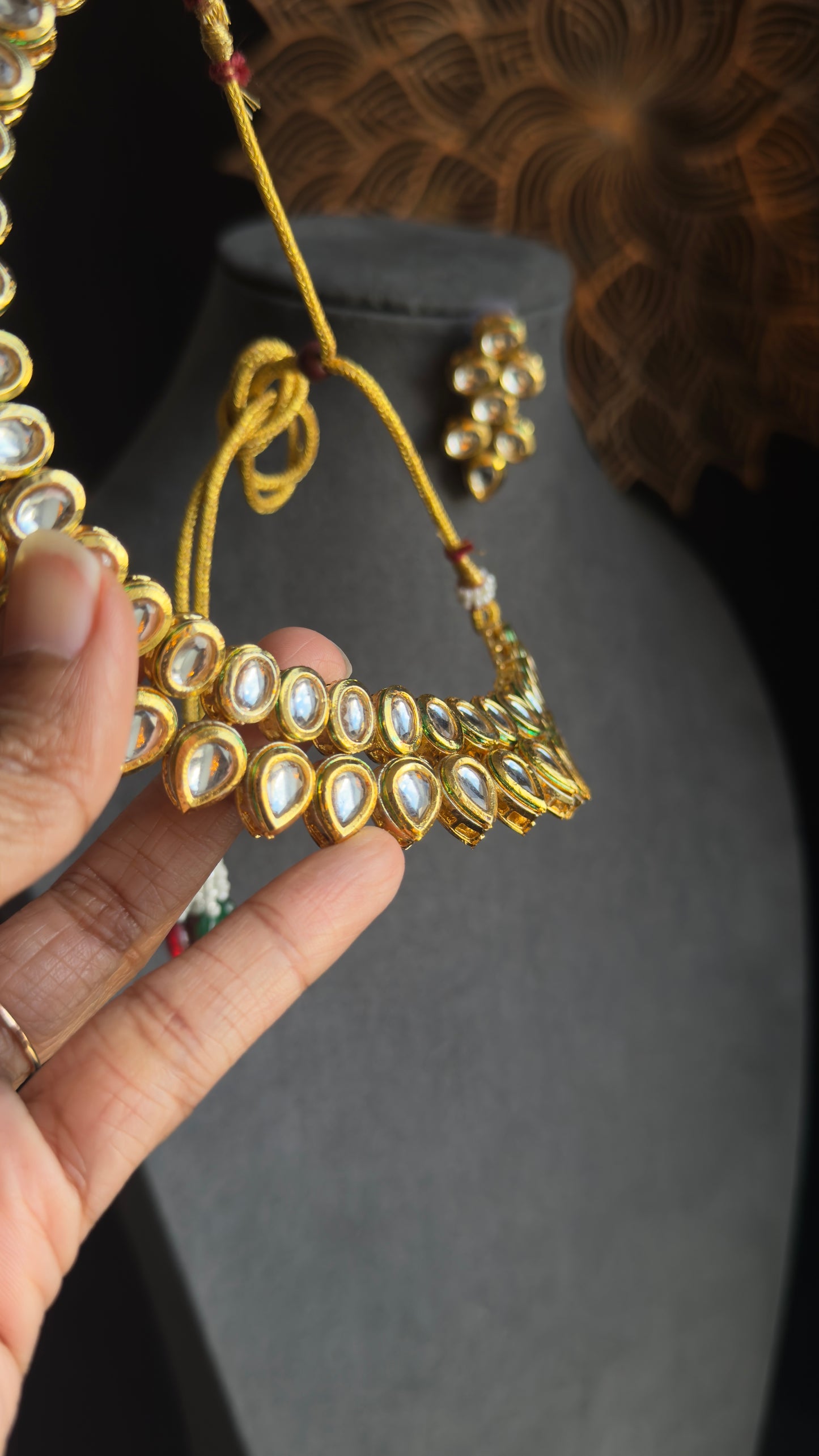 Kundan Choker Tikka Set with Meenakari - BOLLYWOOD