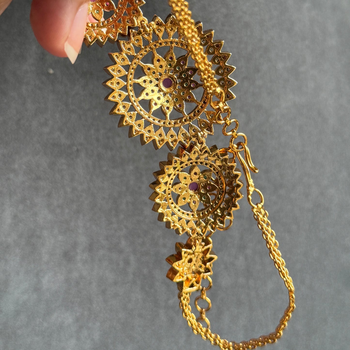 Triple Chakra Pendant Necklace Set - FUSION