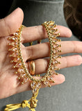 Dainty Reverse AD Necklace; Drop Jhumka - BOLLYWOOD