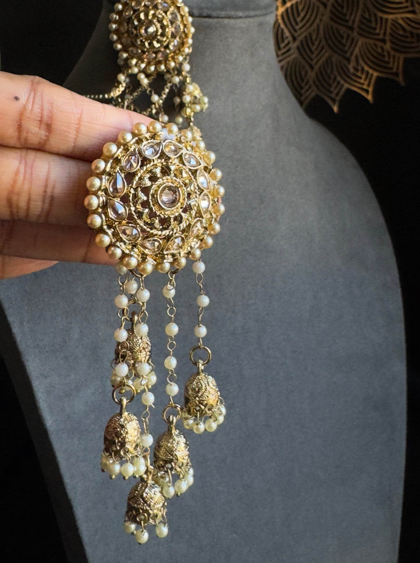 2-in-1 Detachable Layer Earrings - INDO WESTERN