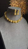 Panoply Dainty AD Stone Indian Jewelry Necklace Set - AMERICAN DIAMOND