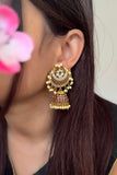 Crescent Inspired Kemp Jhumka  - TRADITIONAL