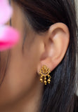 Ganesh Elephant Face Stud Earrings -  TEMPLE