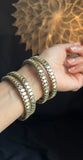 Sheesh or Mirror Bangle | Traditional Indian Pakistani Jewelry | Mehendi Tone Mirror Jewelry | Latkan Bangles