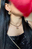 Best Selling Celebrity Traditional Kemp Atigai Set with Ruby Danglers - South Indian TRADITIONAL