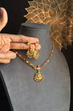 Navarathan Pendant Atigai Necklace Set - TRADITIONAL