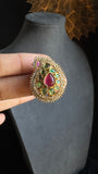 Paisley AD Kundan Stud Earrings | Various Designs - TRADITIONAL