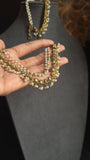 Traditional Kundan and Pearl Layered Earchain - BOLLYWOOD