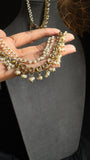 Traditional Kundan and Pearl Layered Earchain - BOLLYWOOD