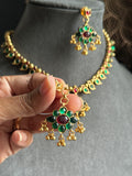 Reversible Kemp Atigai Set with Danglers - South Indian TRADITIONAL