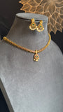 Best Selling Celebrity Traditional Kemp Atigai Set with Ruby Danglers - South Indian TRADITIONAL