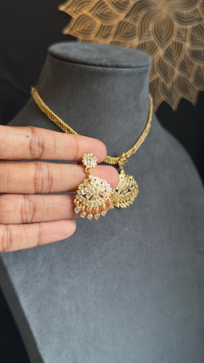 Atigai Set with Danglers - South Indian Necklace
