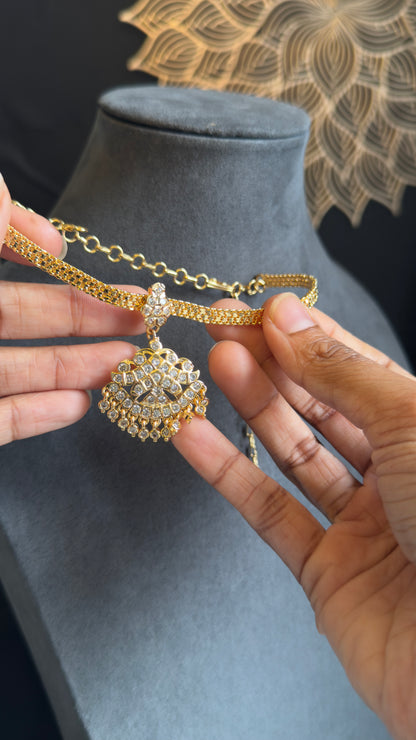 Atigai Set with Danglers - South Indian Necklace