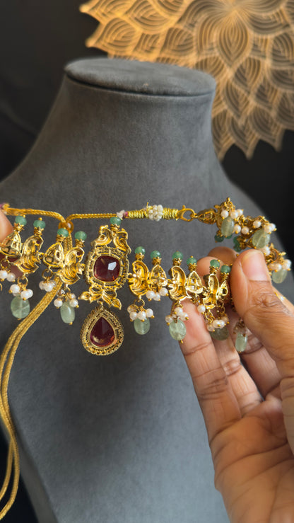 Hand made AD Choker Earrings Indian Jewellery Limited
