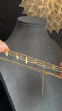 Dainty Line Traditional Ilakathali South Indian Gold Choker Necklace Set