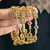 Peacock gold Indian bangle UK