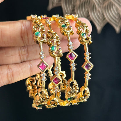 Peacock gold Indian bangle UK