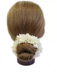 Artificial Jasmine Floral Hair Gajra - HAIR ACCESSORIES