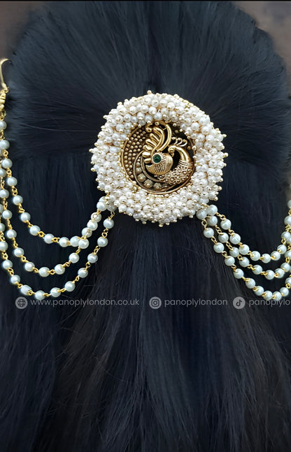 Peacock Choti with mattil Hair accessories Jadabillai  - ADDONS