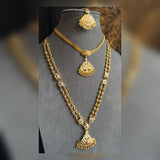 South Indian Long Gold Atigai Necklace – Traditional Jewellery